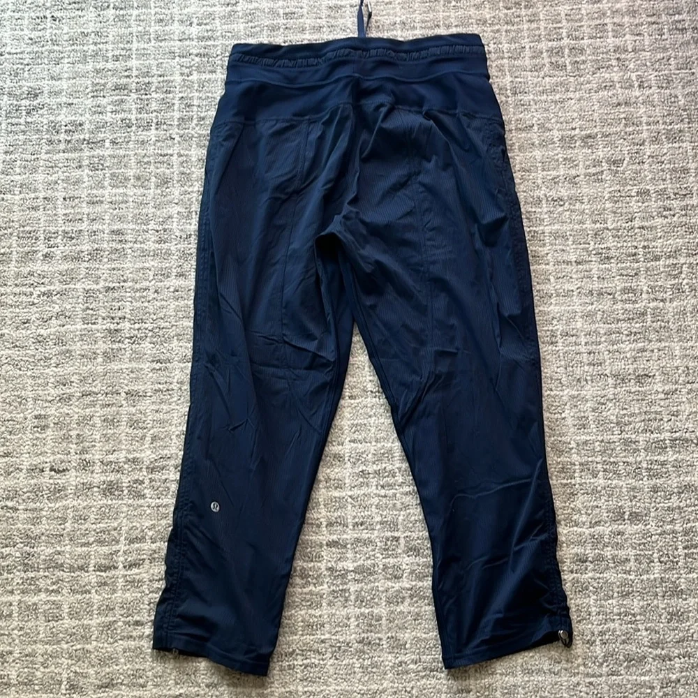 Lululemon dance studio crop, navy blue, size 8
